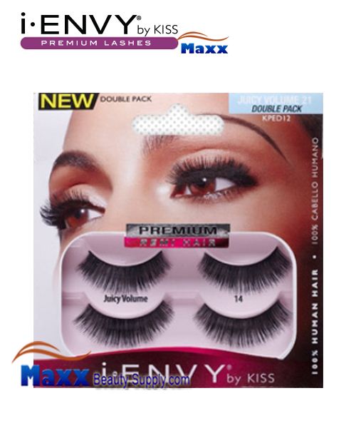 12 Package - Kiss i Envy Double Pack Juicy Volume 02 Eyelashes - KPED12